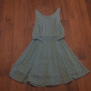 Light blue lace dress